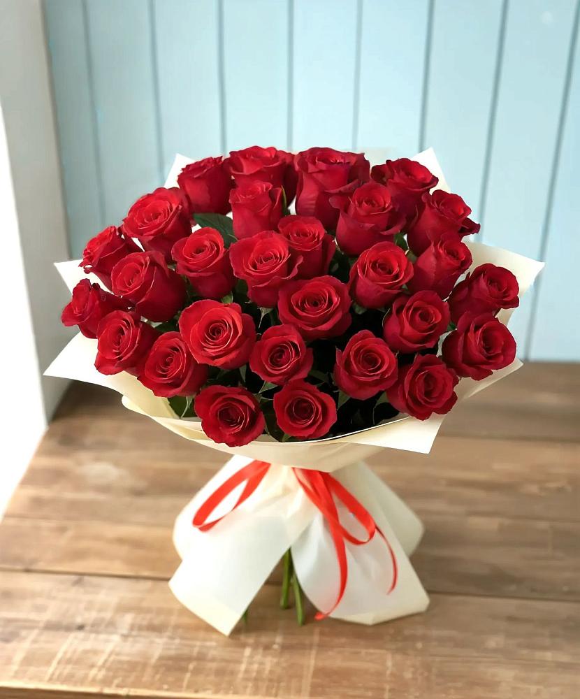 Букет 29 Красных роз в Красной Яруге