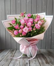 Букет Розовый кустик в Красной Яруге