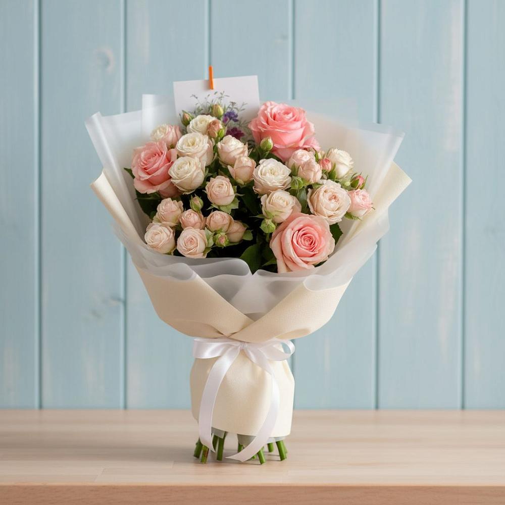 Букет цветов из: Розы в Красной Яруге