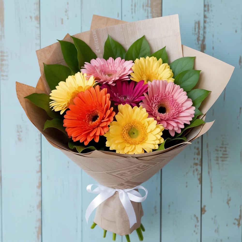 Букет цветов из: Герберы в Красной Яруге