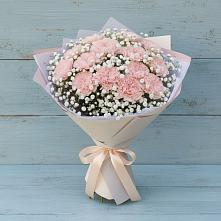 Букет цветов из:  Гвоздики в Красной Яруге