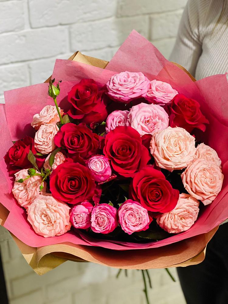 Букет цветов из: Розы в Красной Яруге