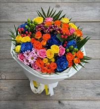Букет цветов из:  Розы и Хризантемы в Красной Яруге