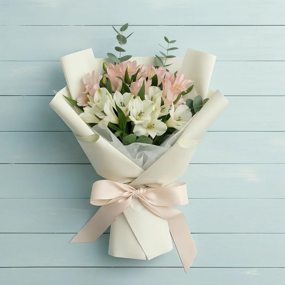 Букет цветов из: Альстромерии в Красной Яруге