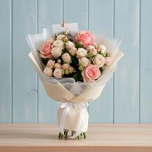 Букет цветов из:  Розы в Красной Яруге