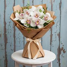 Букет цветов из:  Орхидеи и Розы в Красной Яруге