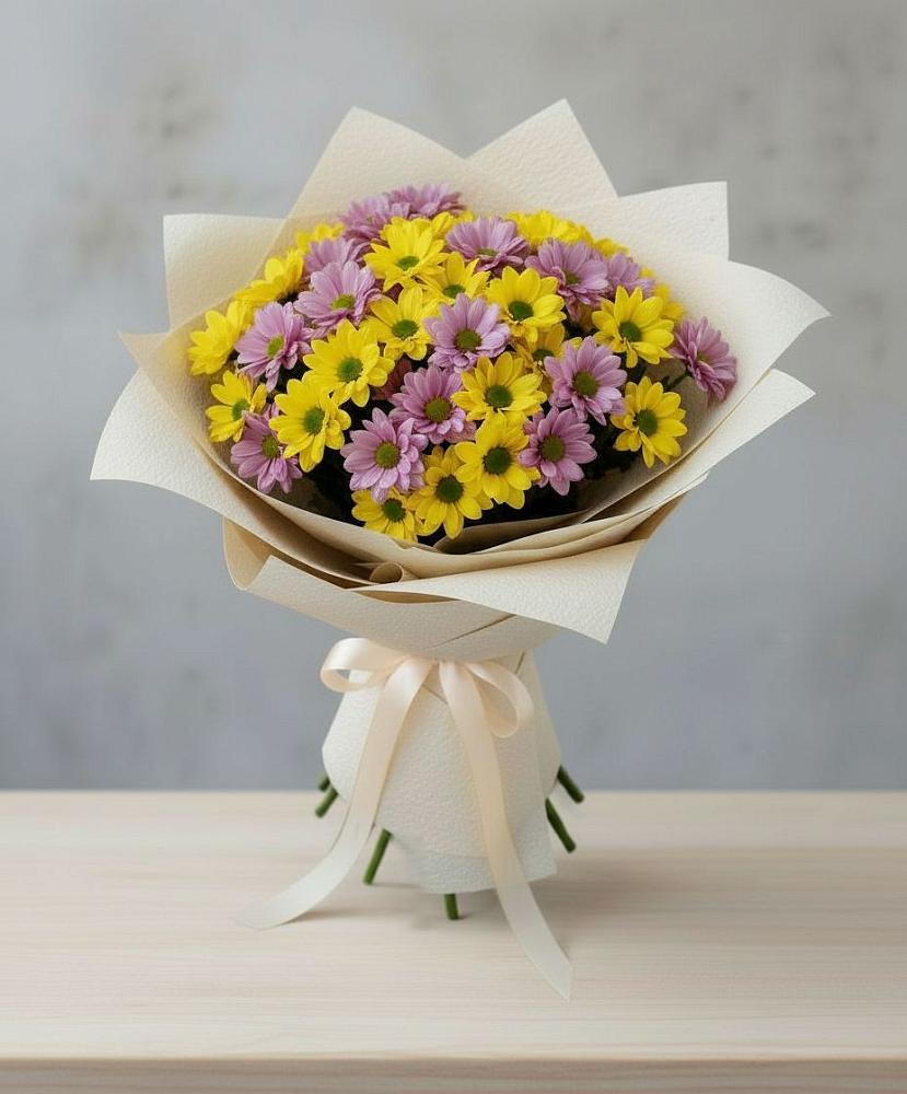 Букет цветов из: Хризантемы в Красной Яруге